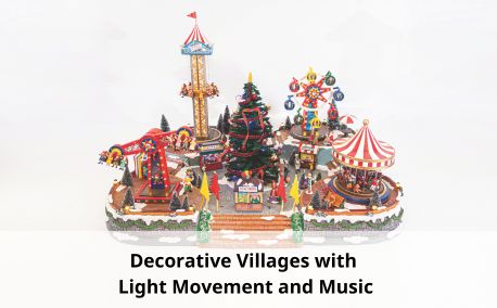 xmas__EN_Decorative Villages with Light Movement and Music